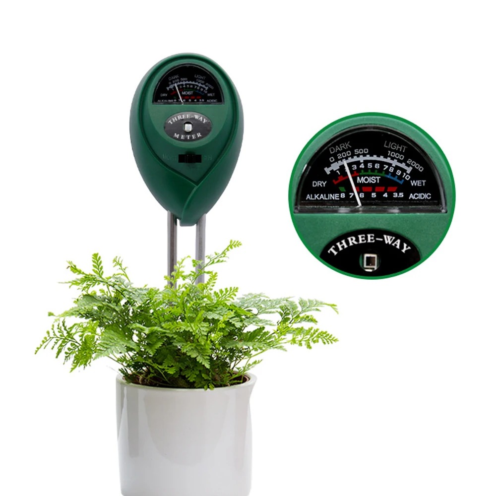 Soil Ph Meter 3 In 1 Moisture Sunlight - Medidor de pH do Solo 3