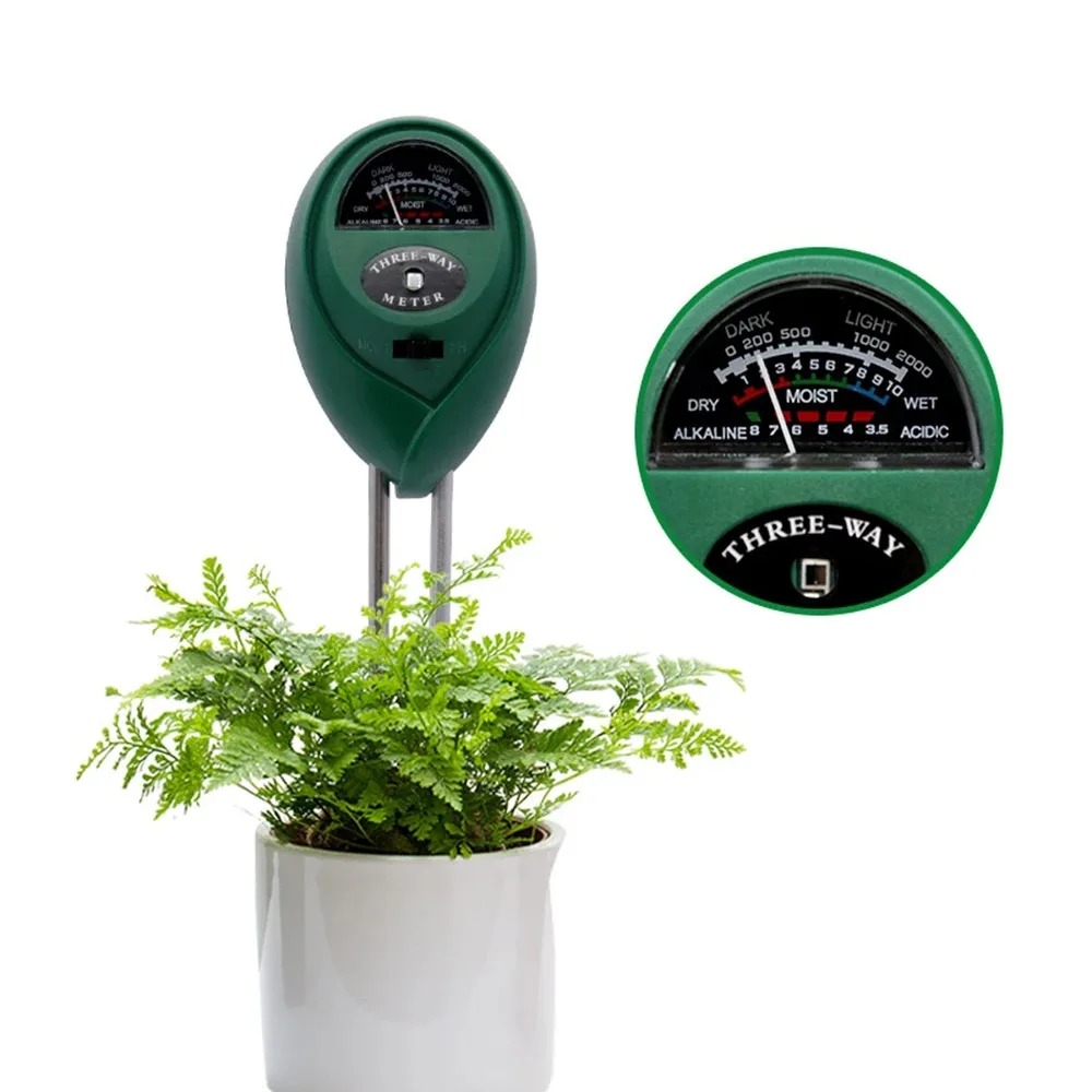 Soil Ph Meter 3 In 1 Moisture Sunlight - Medidor de pH do Solo 3