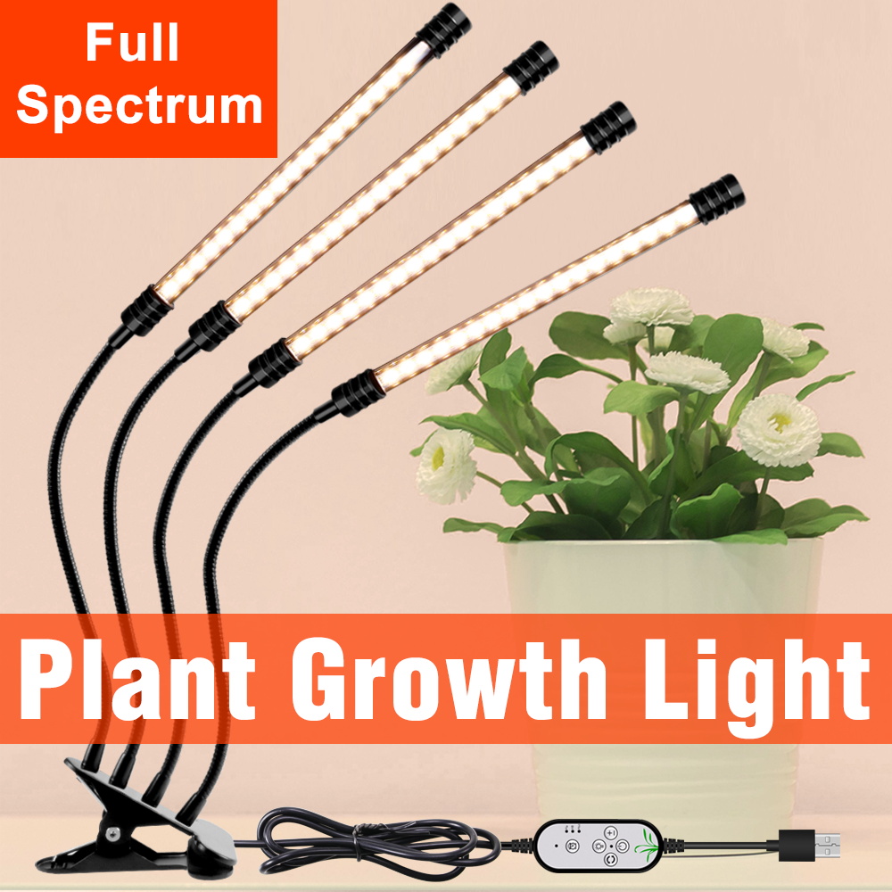 Plant Grow Light Full Spectrum Clip On - Diodo emissor de luz phyto cresce