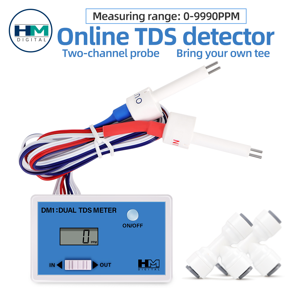 Hydroponic Ec Tds Conductivity Meter Probe - Sonda dupla água qualidade detector, medidor