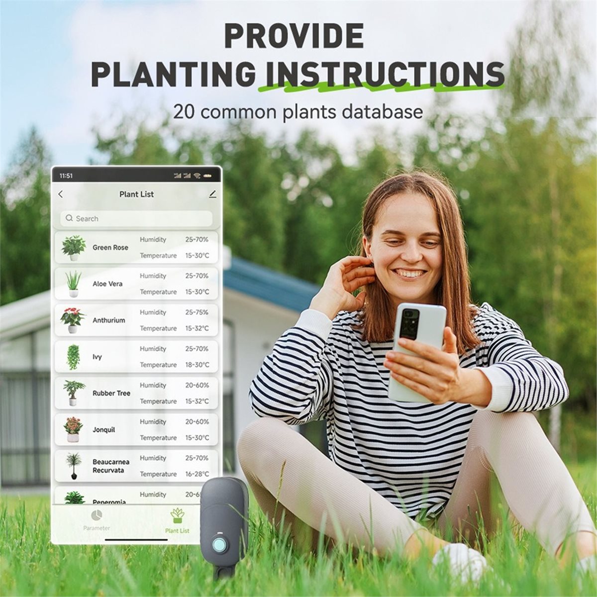Smart Plant Sensor Soil Moisture Meter - [Greatitem] Testador de Umidade do Solo
