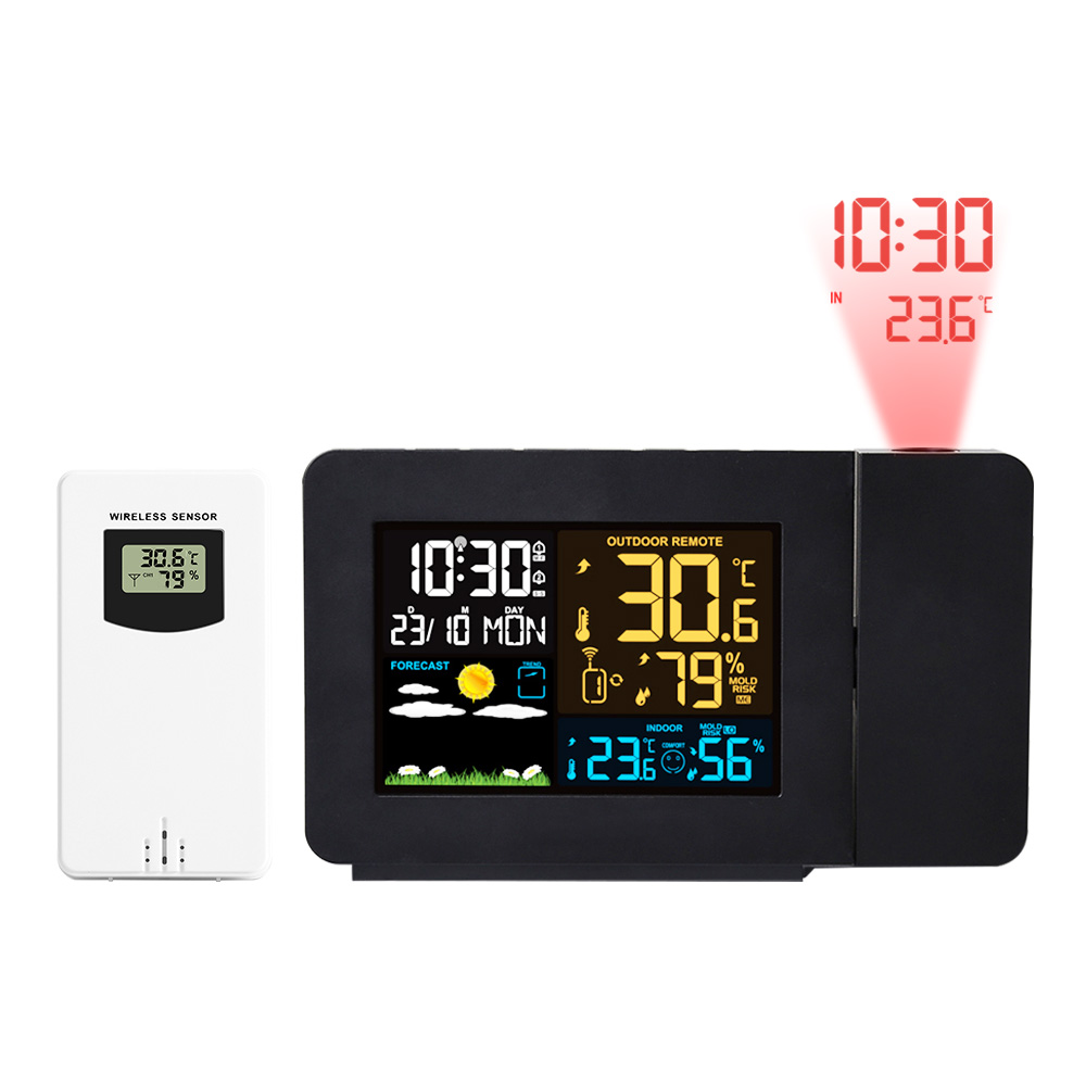 Wireless Weather Station Indoor Outdoor - Estação Meteorológica FanJu com Sensor Sem