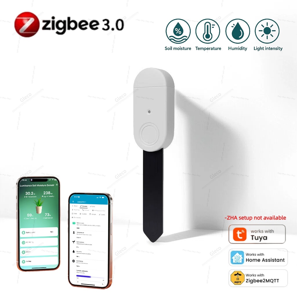 Tuya Zigbee Soil Moisture Temperature Sensor - Sensor de Umidade do Solo 4