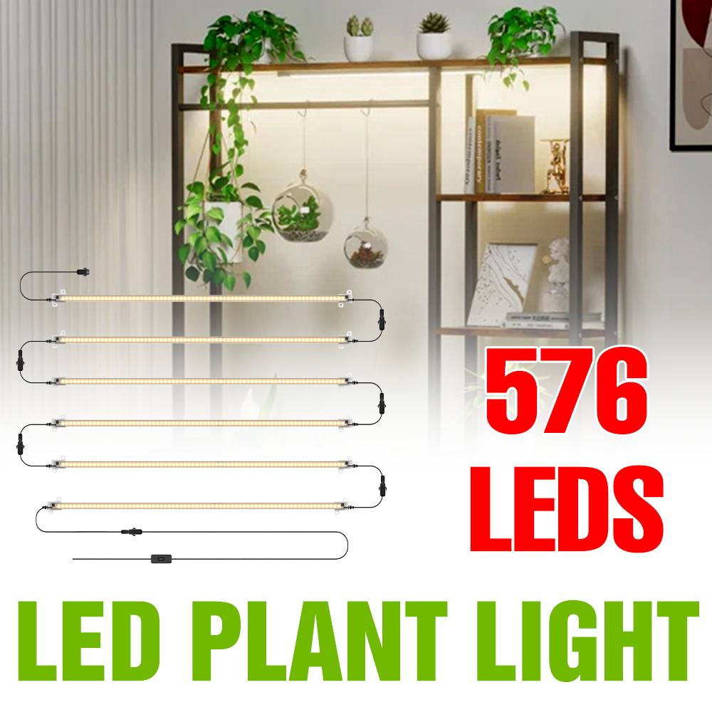 Plant Grow Light Full Spectrum Clip On - 12 cabeça led cresce tira de