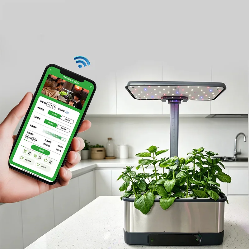 Indoor Herb Garden Grow Light Smart Kit - Kit de Sistema de Cultivo Hidropônico