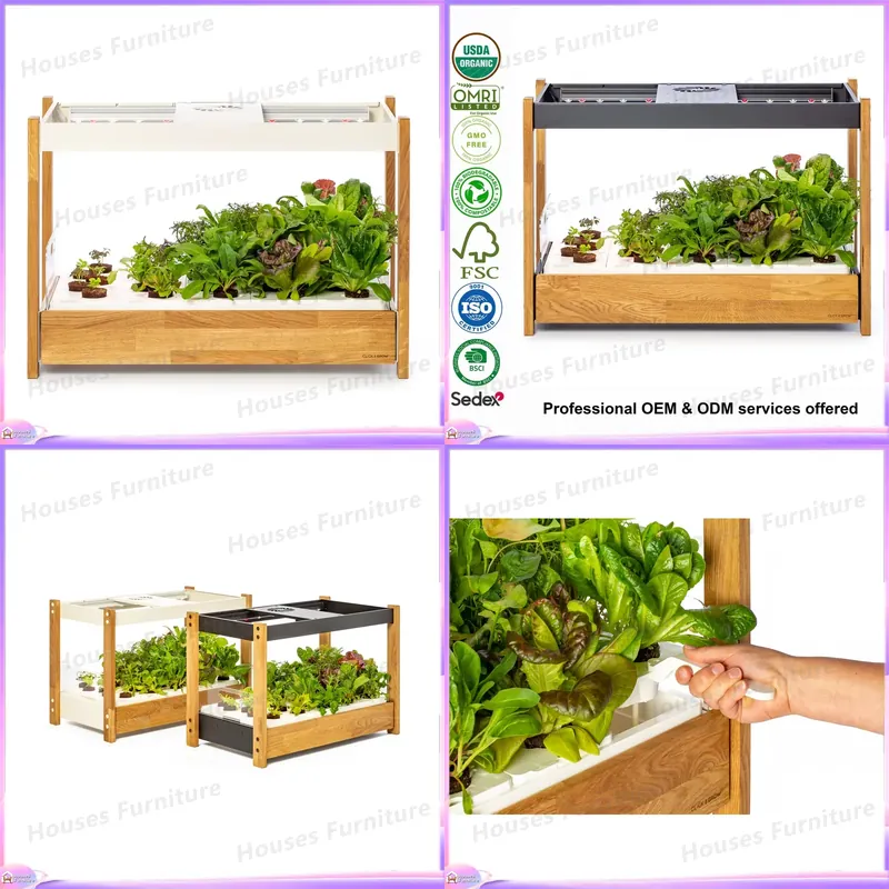 Indoor Herb Garden Grow Light Smart Kit - Sistema Hidropônico Vertical Inteligente, Kit de