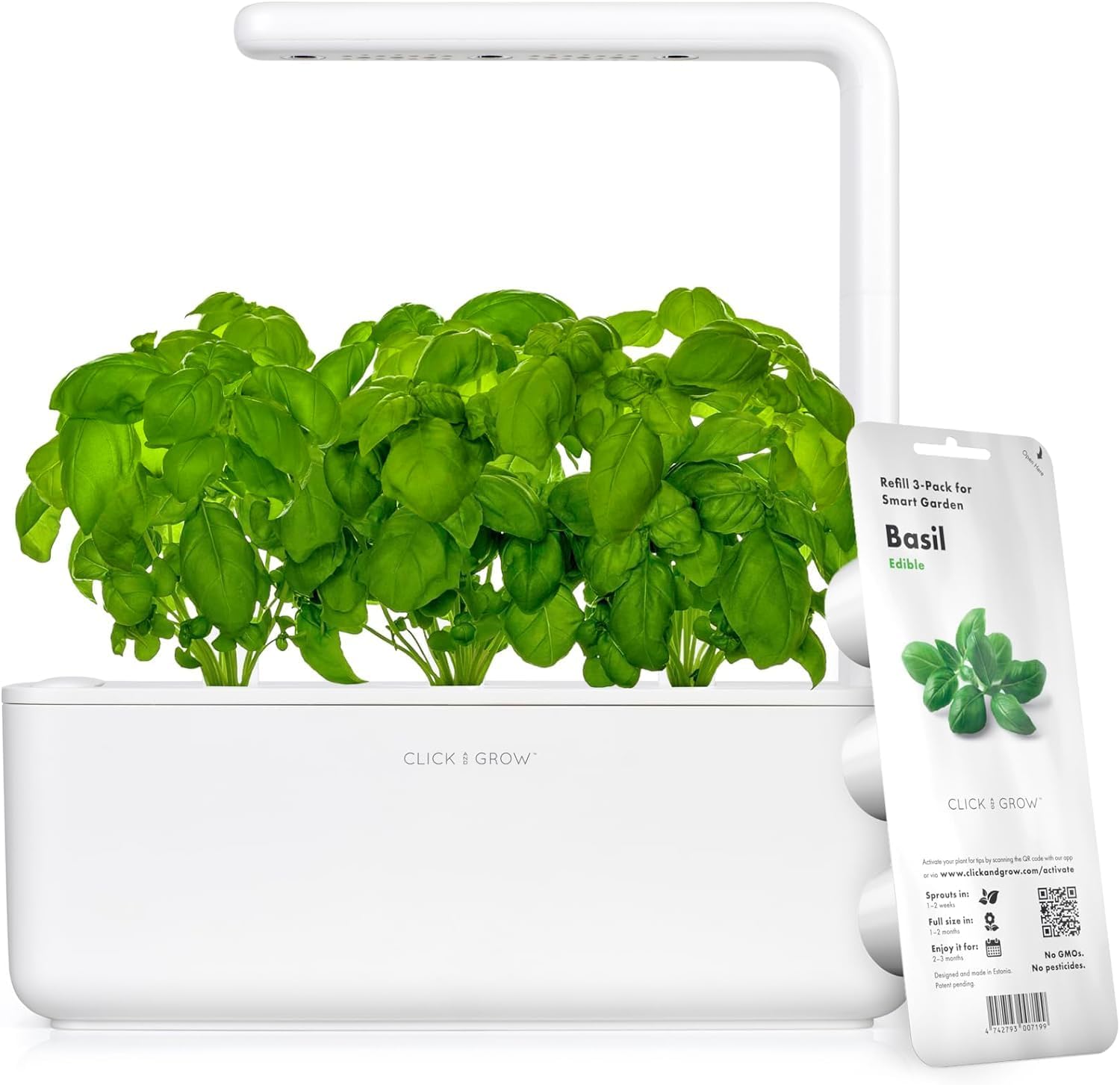 Indoor Herb Garden Grow Light Smart Kit - Kit de horta inteligente para janela
