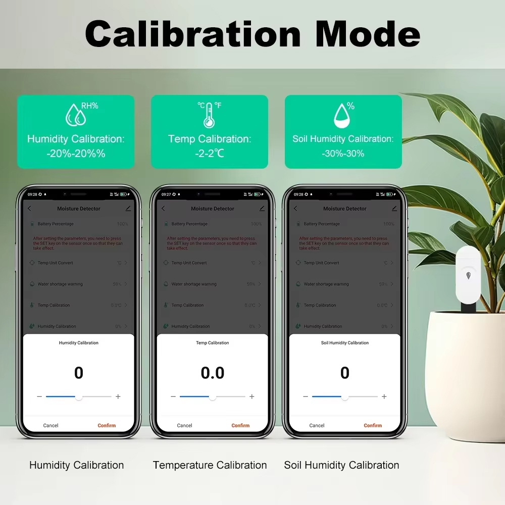 Tuya zigbee sensor de umidade  - Smart Plant Sensor Soil Moisture Meter avaliação e preço