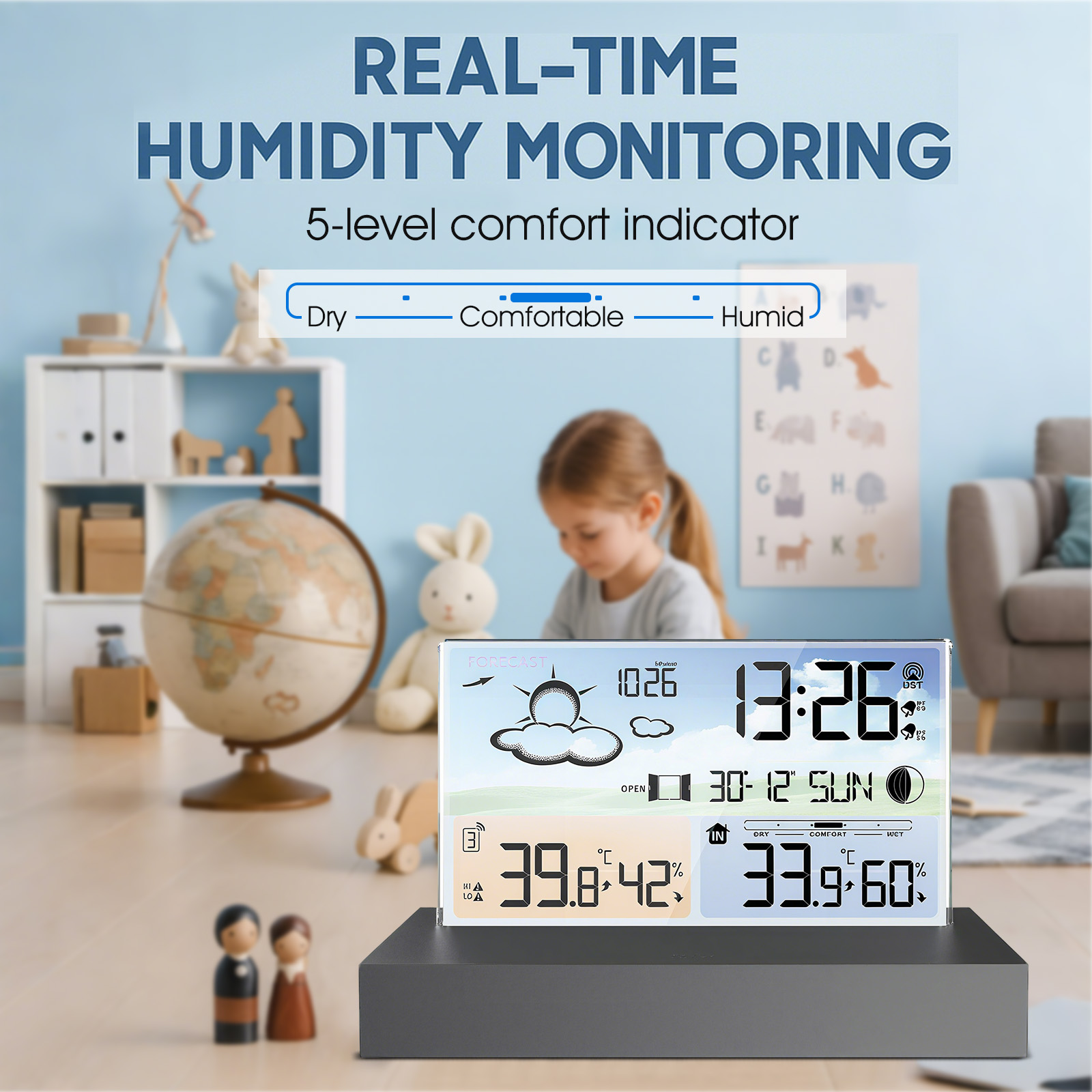 Estação meteorológica interna/ - Wireless Weather Station Indoor Outdoor avaliação e preço