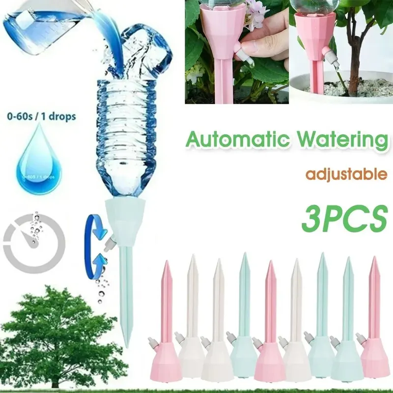 Sistema de irrigação por gotej - Automatic Plant Watering Spikes Drip Kit avaliação e preço