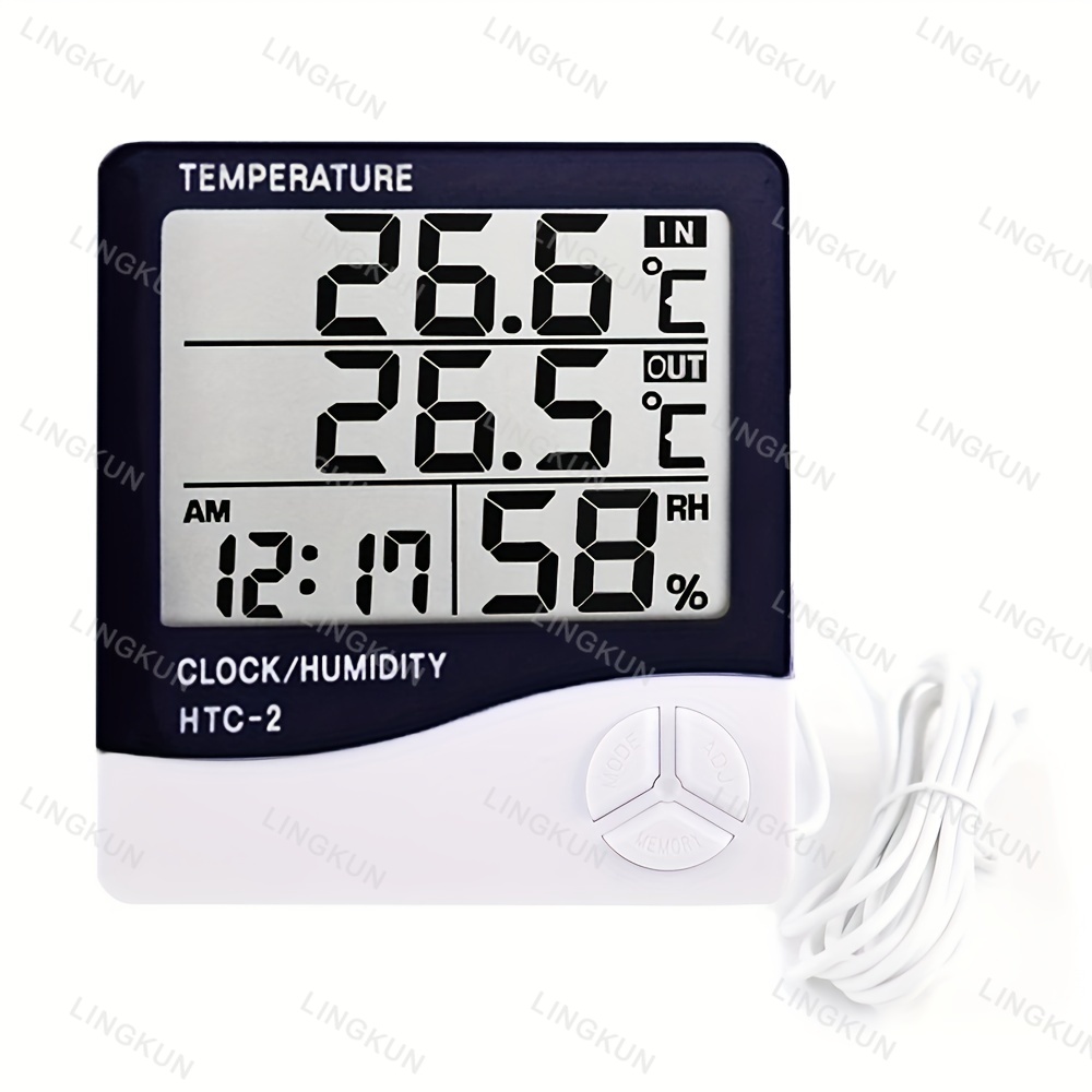Lcd digital termômetro higrôme - Wireless Weather Station Indoor Outdoor avaliação e preço