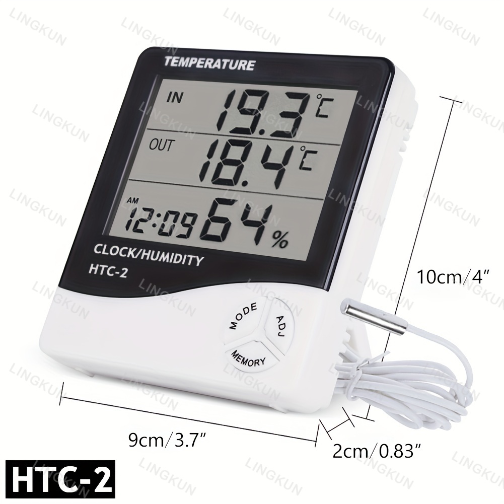 Lcd digital termômetro higrôme - Wireless Weather Station Indoor Outdoor avaliação e preço