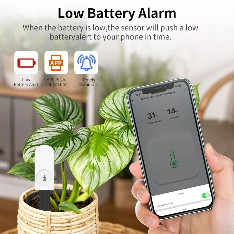 Sensor inteligente de humidade - Tuya Zigbee Soil Moisture Temperature Sensor avaliação e preço