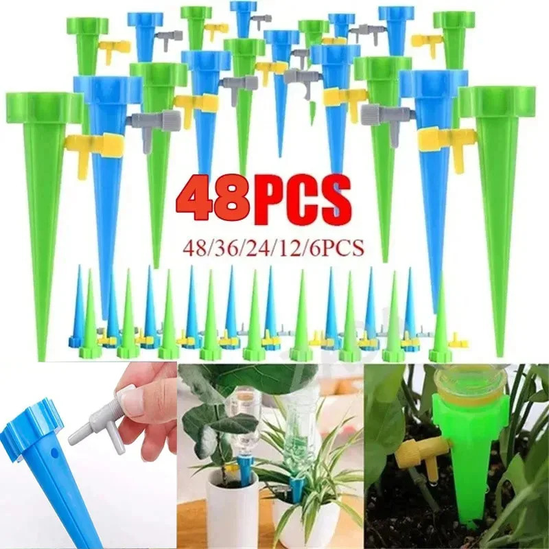 5-30 unidades de sistema de re - Automatic Plant Watering Spikes Drip Kit avaliação e preço