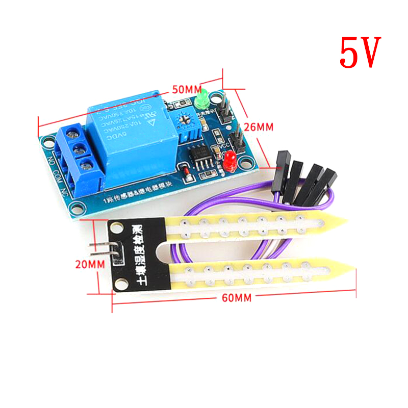Módulo capacitivo do sensor de - Soil Moisture Sensor Relay Module Arduino avaliação e preço