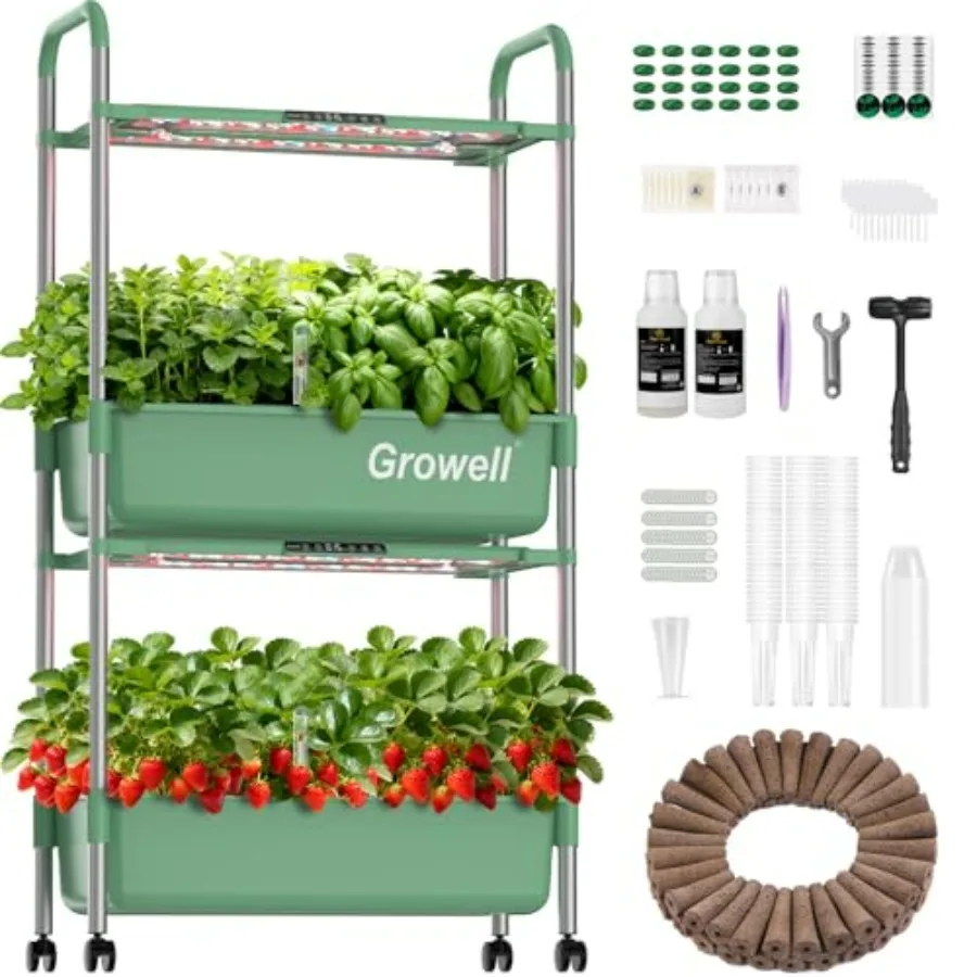 Kit de Sistema de Cultivo Hidr - Indoor Herb Garden Grow Light Smart Kit avaliação e preço