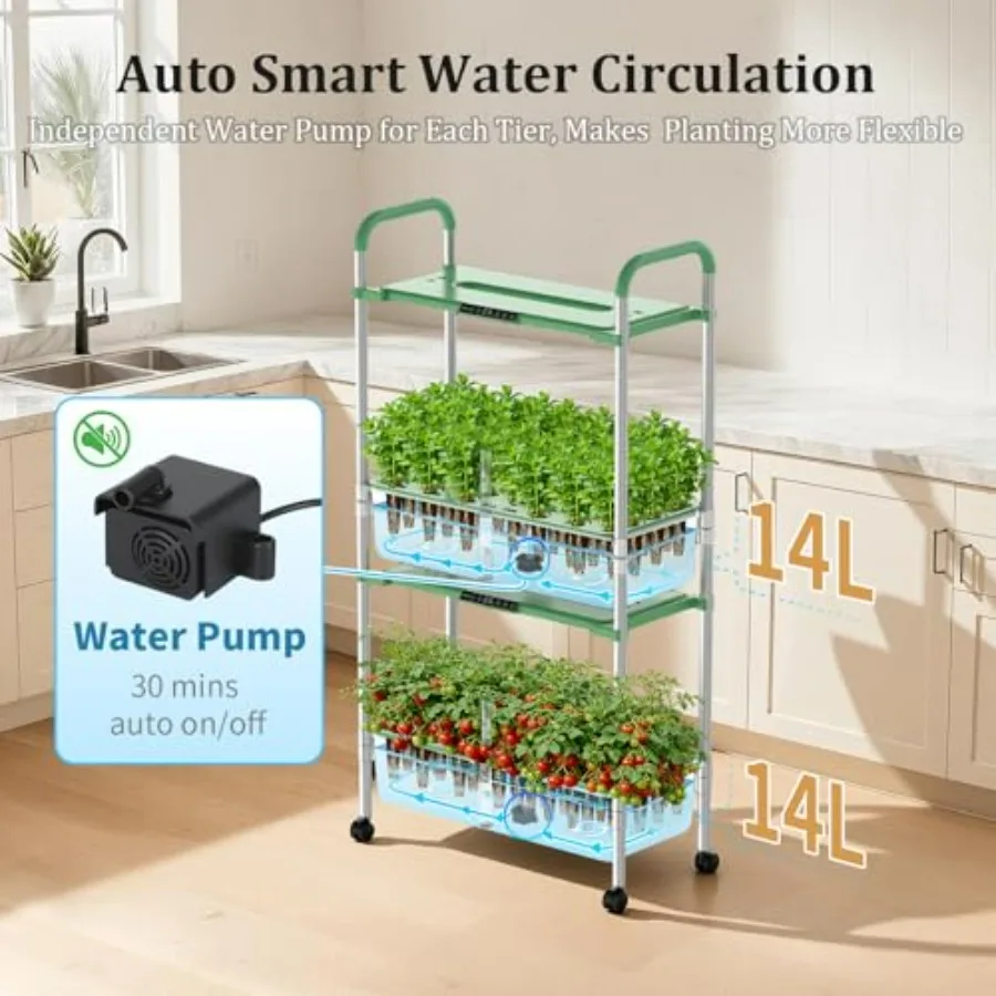 Kit de Sistema de Cultivo Hidr - Indoor Herb Garden Grow Light Smart Kit avaliação e preço