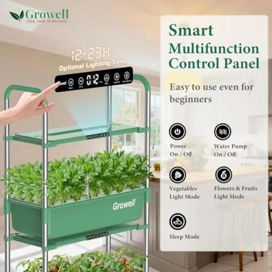 Kit de Sistema de Cultivo Hidr - Indoor Herb Garden Grow Light Smart Kit avaliação e preço