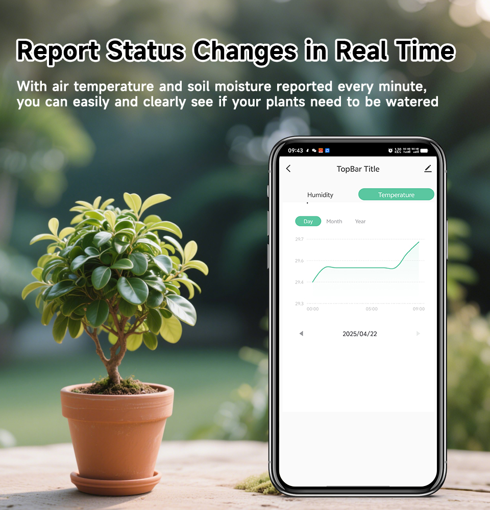 Sensor Inteligente de Teste de - Smart Plant Sensor Soil Moisture Meter avaliação e preço