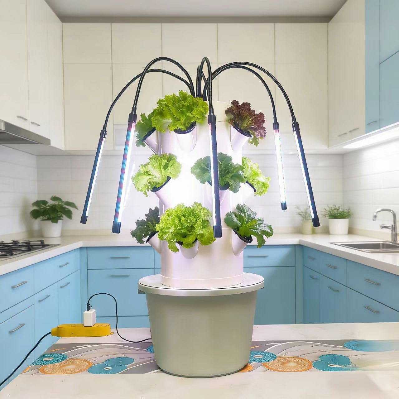 Sistema de Cultivo Hidropônico - Indoor Herb Garden Grow Light Smart Kit avaliação e preço