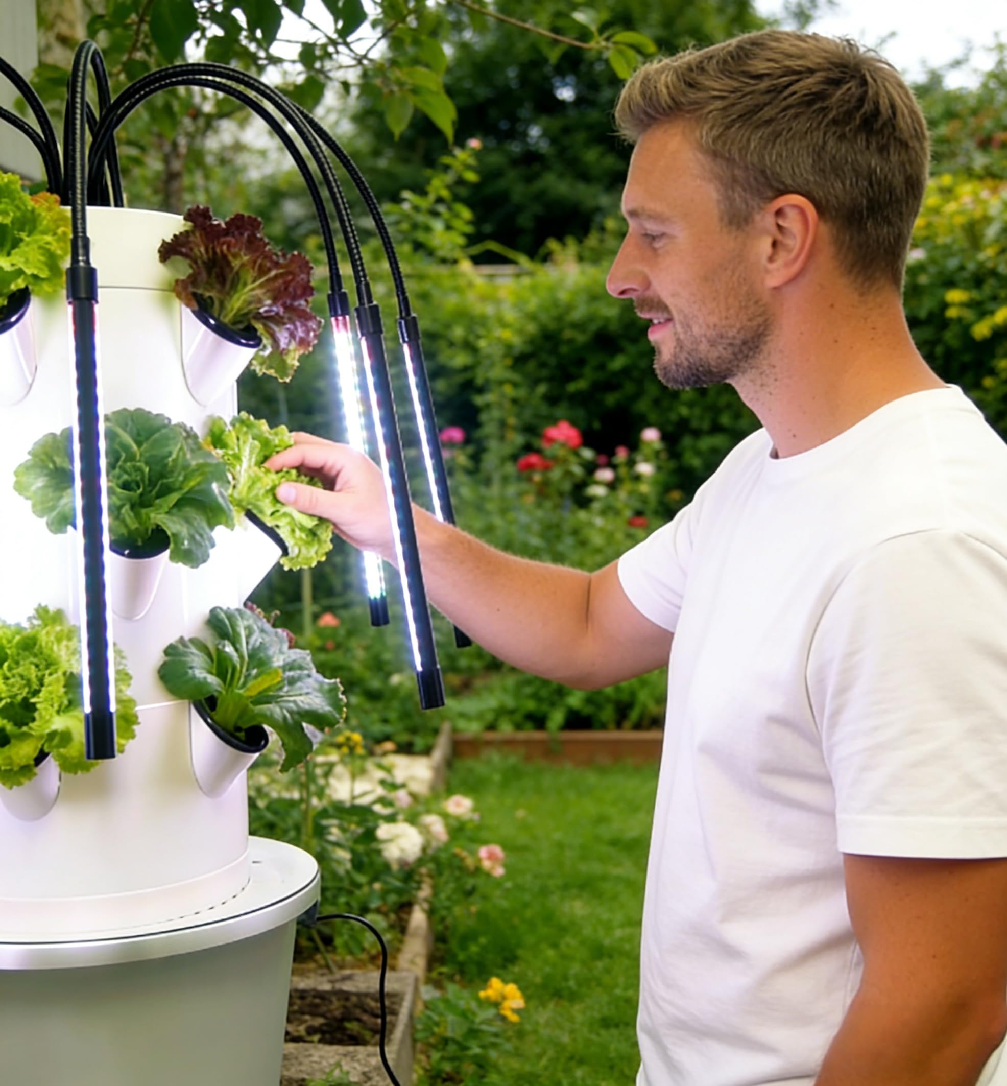 Sistema de Cultivo Hidropônico - Indoor Herb Garden Grow Light Smart Kit avaliação e preço