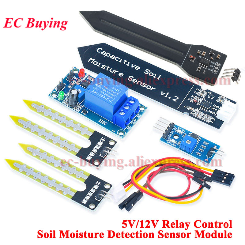 Módulo Sensor Capacitivo de Um - Soil Moisture Sensor Relay Module Arduino avaliação e preço