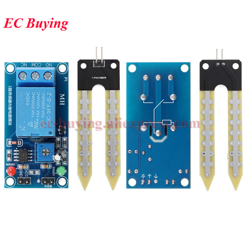 Módulo Sensor Capacitivo de Um - Soil Moisture Sensor Relay Module Arduino avaliação e preço