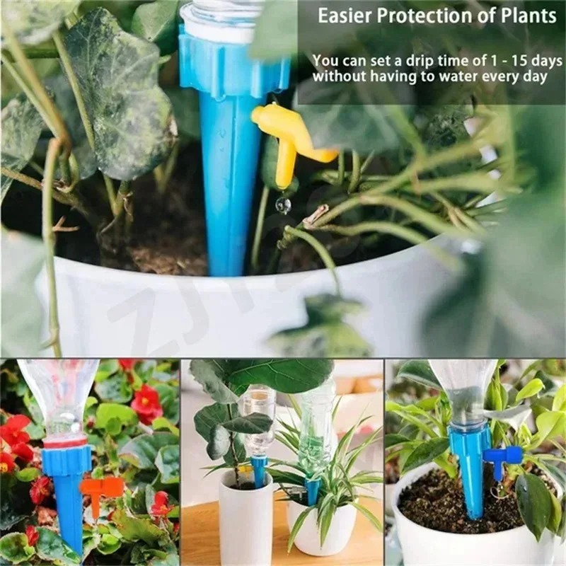 10/40 peças de irrigador autom - Automatic Plant Watering Spikes Drip Kit avaliação e preço