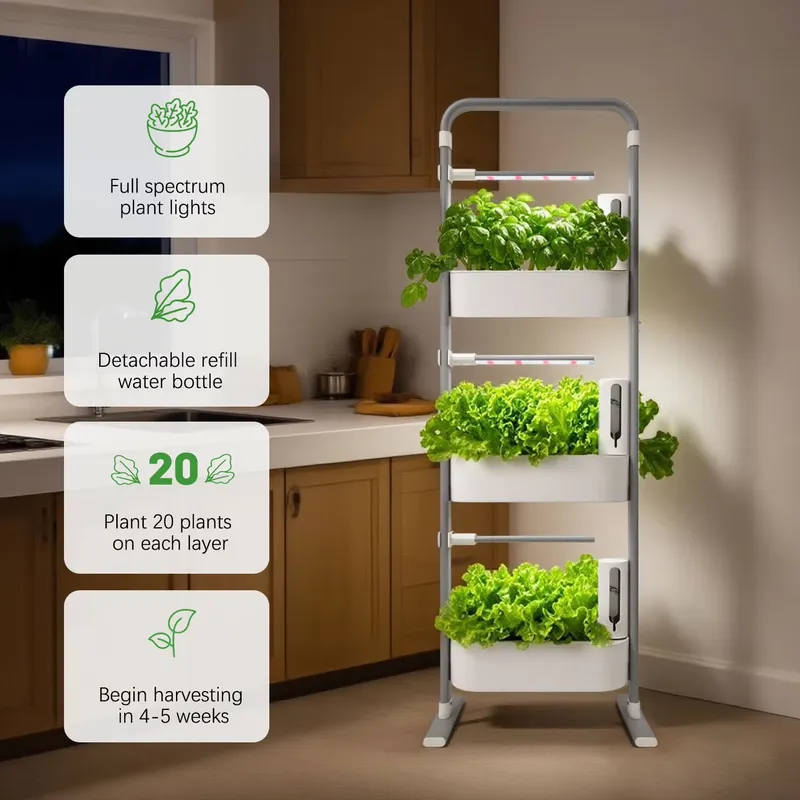 Kit de Jardim Hidropônico com  - Indoor Herb Garden Grow Light Smart Kit avaliação e preço