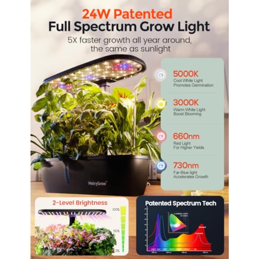 Kits de Sistema de Cultivo Hid - Indoor Herb Garden Grow Light Smart Kit avaliação e preço