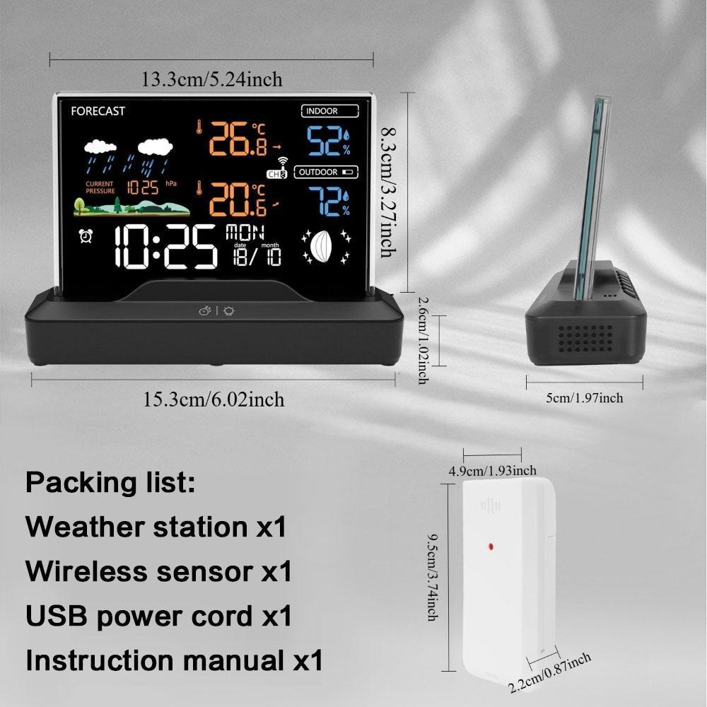 Estação meteorológica digital  - Wireless Weather Station Indoor Outdoor avaliação e preço