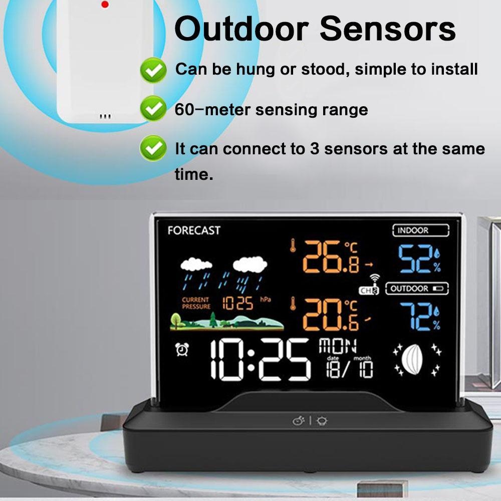 Estação meteorológica digital  - Wireless Weather Station Indoor Outdoor avaliação e preço