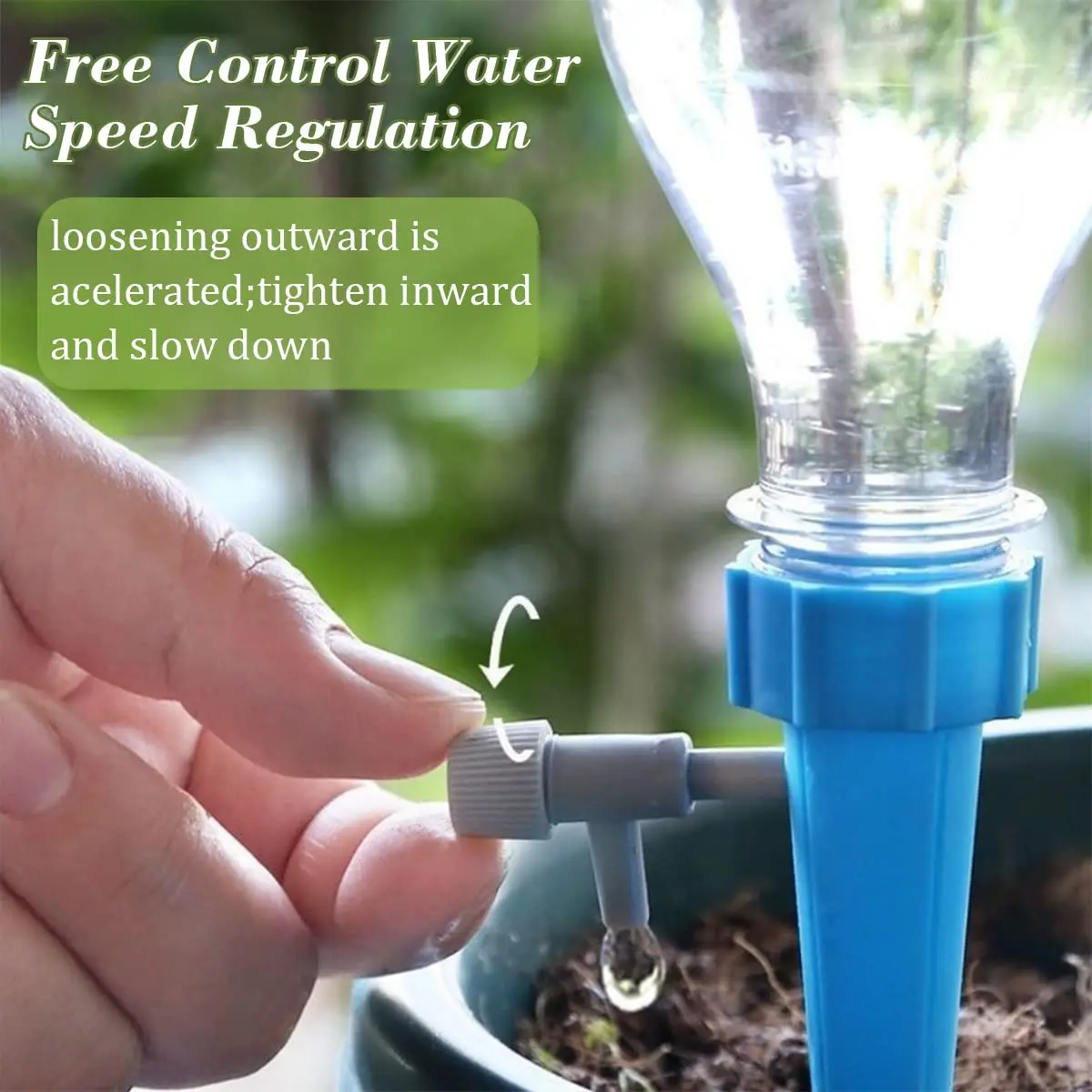 Sistema de irrigação por gotej - Automatic Plant Watering Spikes Drip Kit avaliação e preço