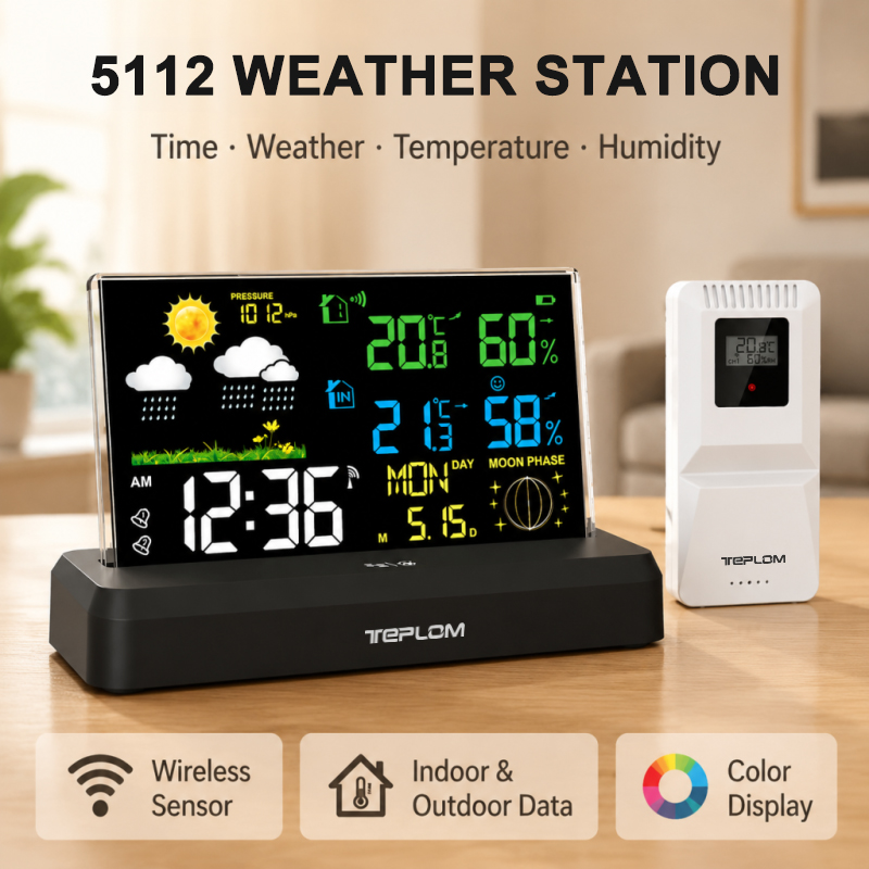 Estação meteorológica sem fio, - Wireless Weather Station Indoor Outdoor avaliação e preço