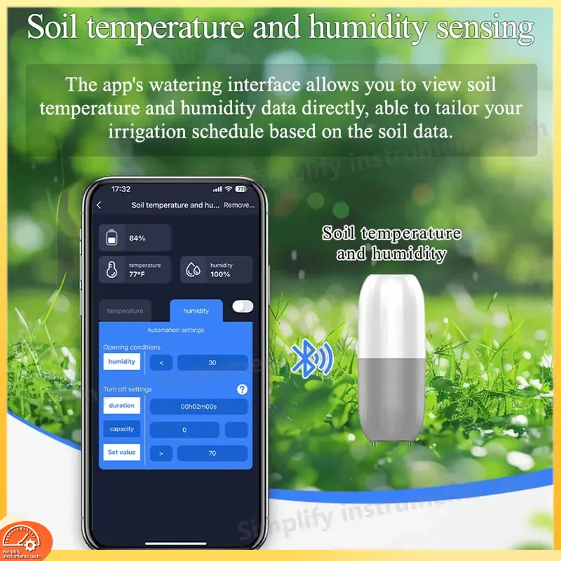 Sensor de Umidade do Solo Tuya - Wifi Soil Moisture Sensor Garden App avaliação e preço