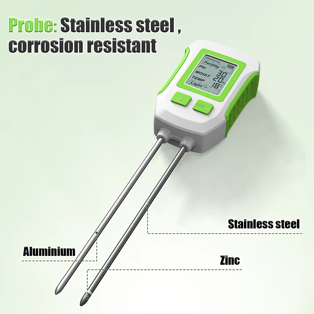 3/5 em 1: Testador de solo mul - Soil Ph Meter 3 In 1 Moisture Sunlight avaliação e preço