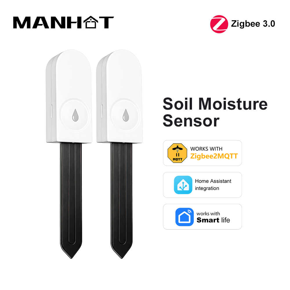 Sensor de Umidade do Solo Zigb - Tuya Zigbee Soil Moisture Temperature Sensor avaliação e preço