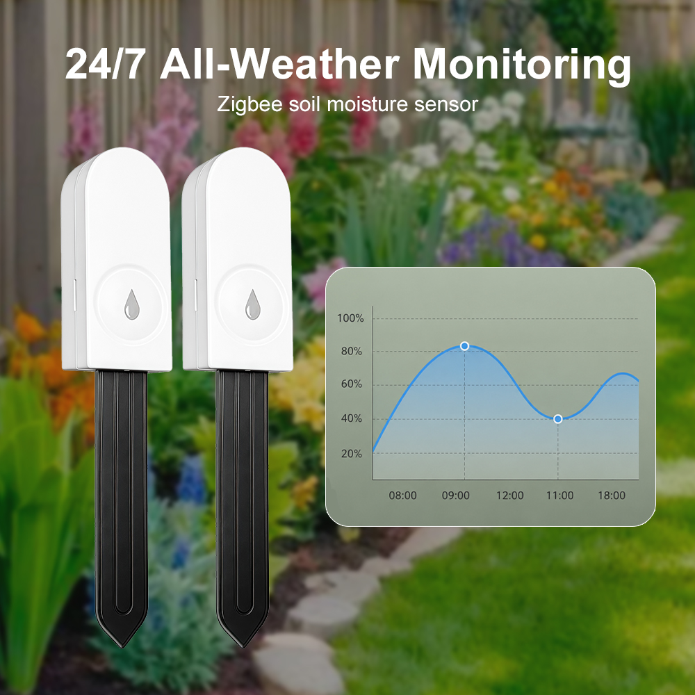 Sensor de Umidade do Solo Zigb - Tuya Zigbee Soil Moisture Temperature Sensor avaliação e preço