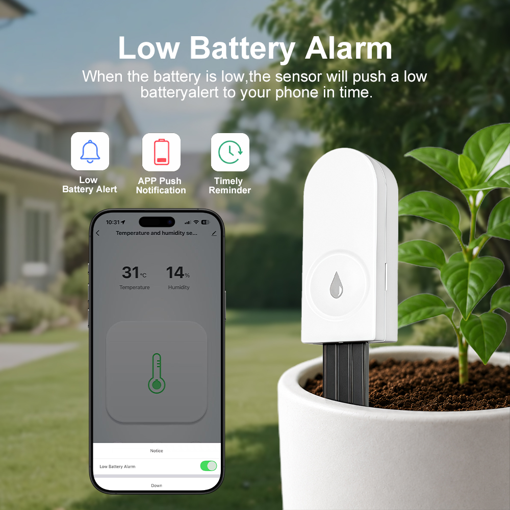 Sensor de Umidade do Solo Zigb - Tuya Zigbee Soil Moisture Temperature Sensor avaliação e preço