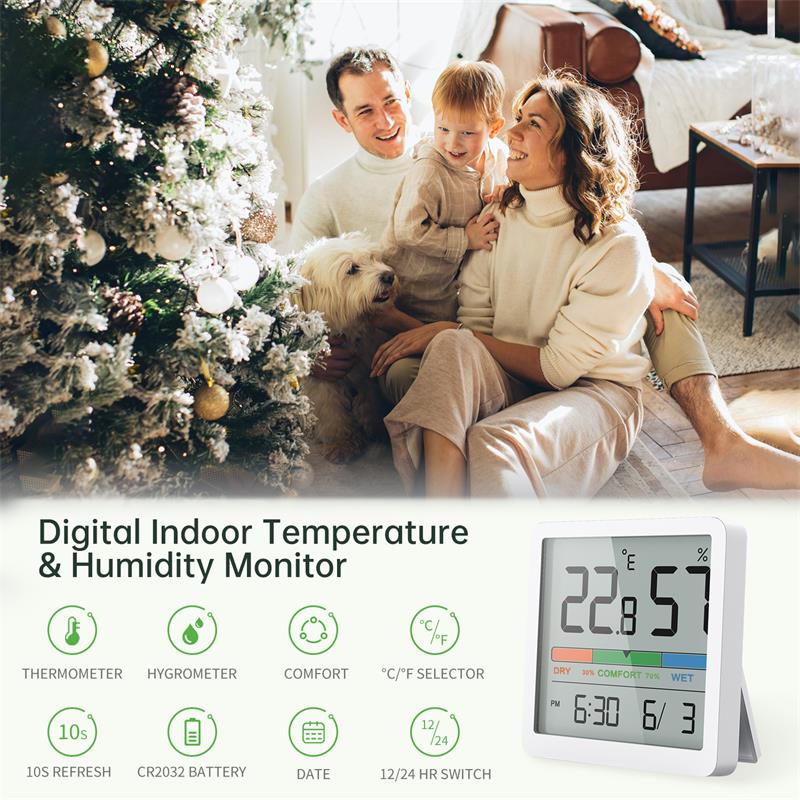 NOKLEAD Medidor de umidade e t - Wireless Weather Station Indoor Outdoor avaliação e preço