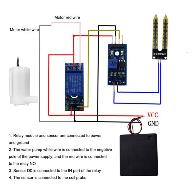 Módulo de irrigação automática - Soil Moisture Sensor Relay Module Arduino avaliação e preço