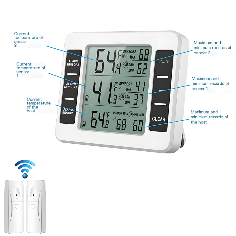 Estação meteorológica sem fio  - Wireless Weather Station Indoor Outdoor avaliação e preço