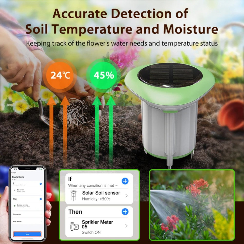 Sensor de Umidade e Temperatur - Wifi Soil Moisture Sensor Garden App avaliação e preço