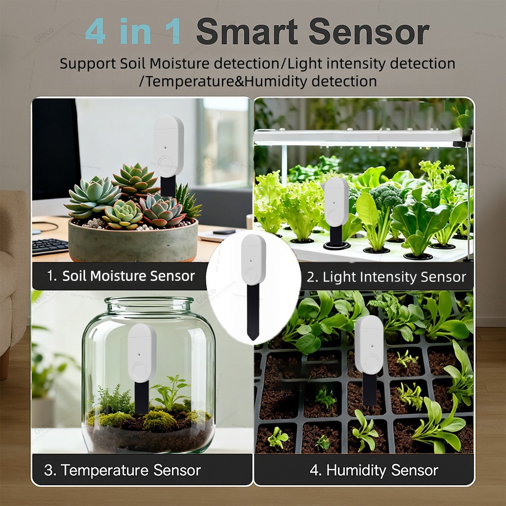 Sensor de Umidade do Solo 4 em - Tuya Zigbee Soil Moisture Temperature Sensor avaliação e preço