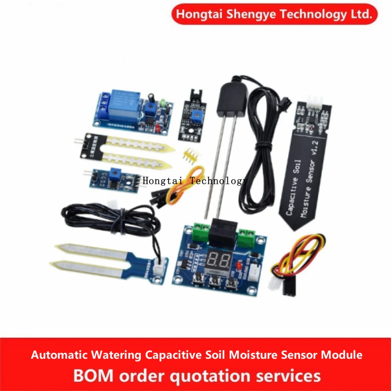 Módulo sensor capacitivo de hu - Soil Moisture Sensor Relay Module Arduino avaliação e preço