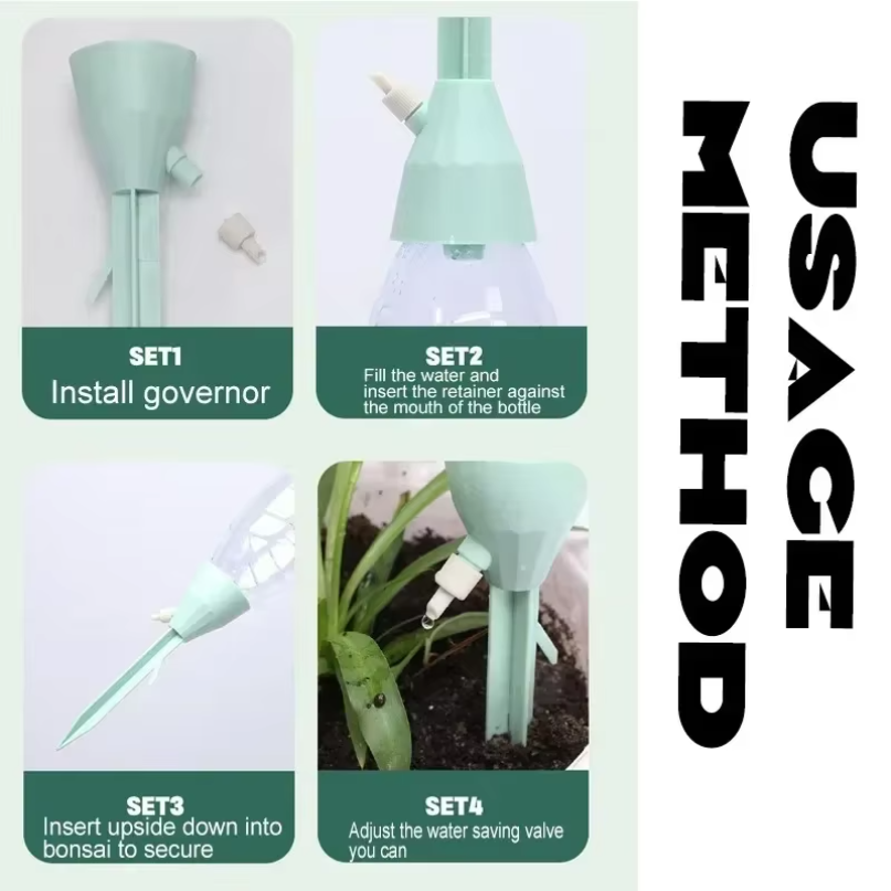 Sistema de Irrigação por Gotej - Automatic Plant Watering Spikes Drip Kit avaliação e preço