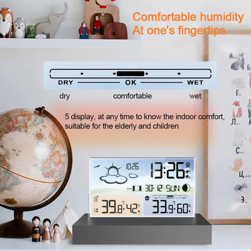 Estação meteorológica transpar - Wireless Weather Station Indoor Outdoor avaliação e preço