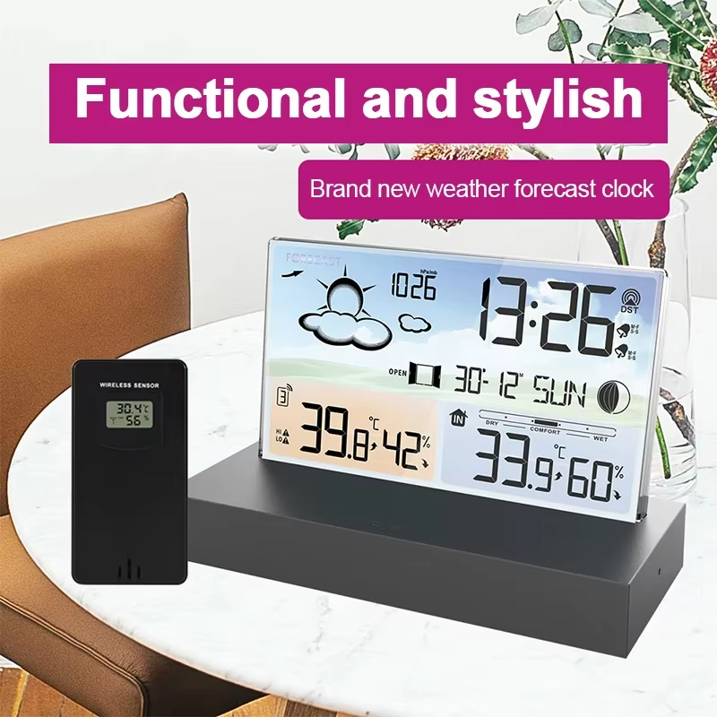 Estação meteorológica transpar - Wireless Weather Station Indoor Outdoor avaliação e preço