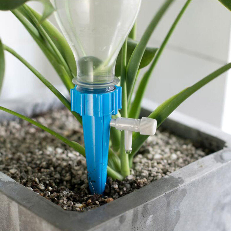 Sistema de irrigação por gotej - Automatic Plant Watering Spikes Drip Kit avaliação e preço