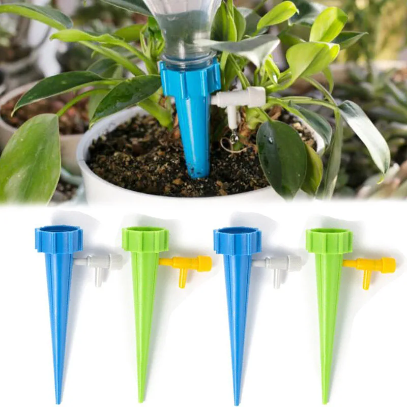 Sistema de irrigação por gotej - Automatic Plant Watering Spikes Drip Kit avaliação e preço